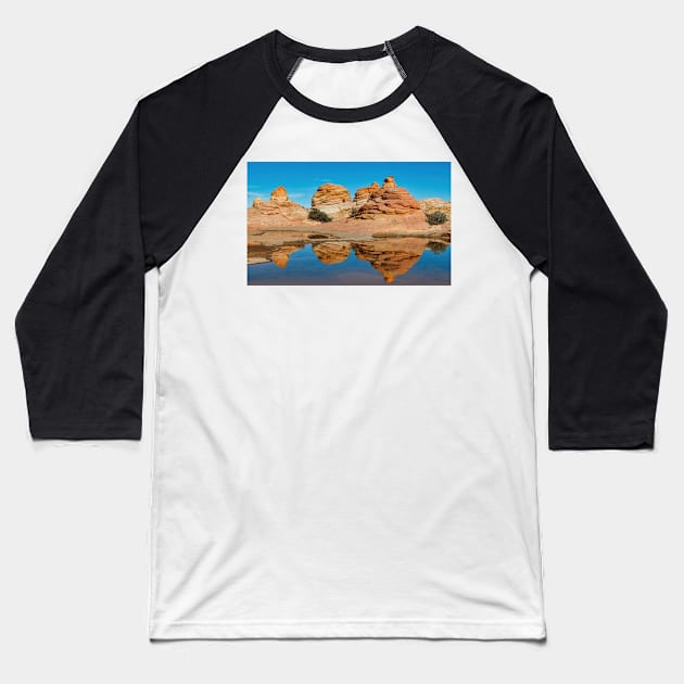 Waterhole at the Wave Baseball T-Shirt by jforno